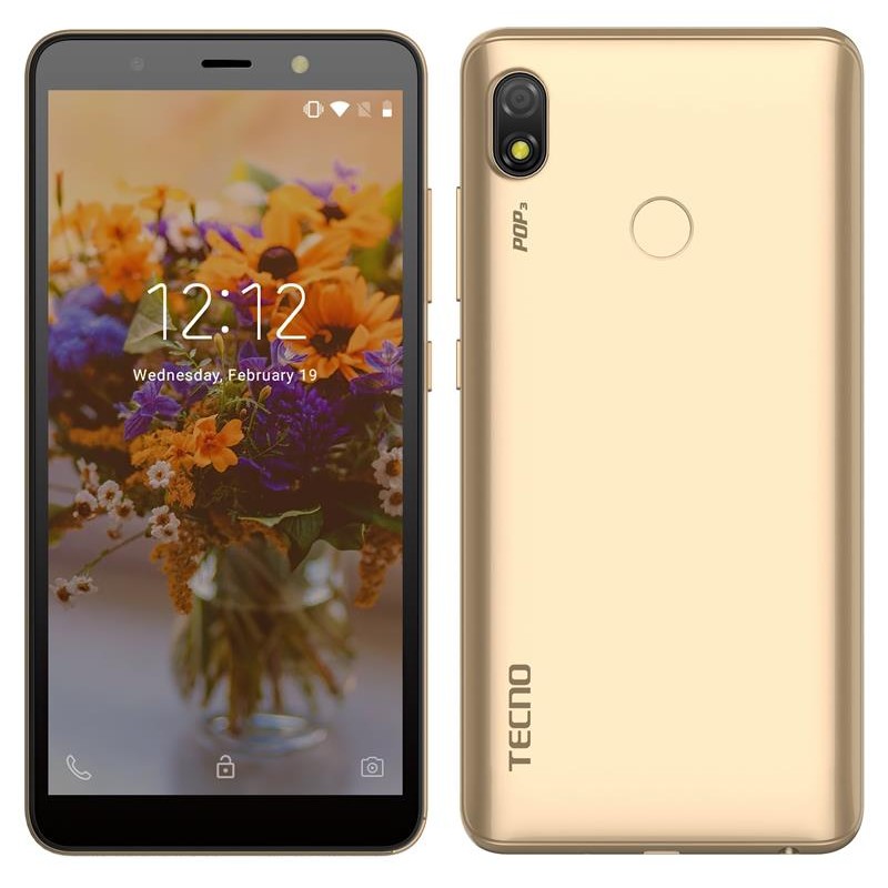 Смартфон Tecno Pop 3 (BB2) 1/16GB Dual Sim Champagne Gold (4895180751271)