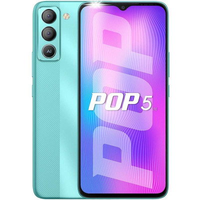Смартфон Tecno Pop 5 LTE (BD4i) 3/32Gb Dual Sim Turquoise Cyan (4895180777370)