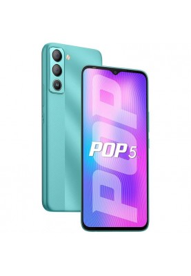 Смартфон Tecno Pop 5 LTE (BD4i) 3/32Gb Dual Sim Turquoise Cyan (4895180777370)