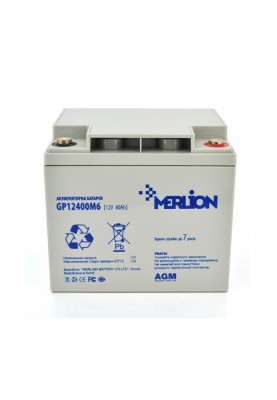Акумуляторна батарея Merlion 12V 40AH (GP12400M6/06016) AGM