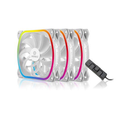 Вентилятор Enermax SquA RGB White (3pcs Pack) (UCSQARGB12P-W-BP3)