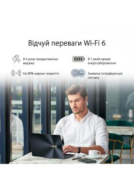 Бездротовий адаптер Asus USB-AX56 (90IG06H0-MO0R00)