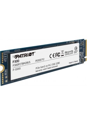 Накопичувач SSD  512GB Patriot P300 M.2 2280 PCIe 3.0 x4 NVMe TLC (P300P512GM28)