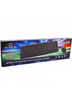 Комплект (клавіатура, мишка) Esperanza TK106 Black USB