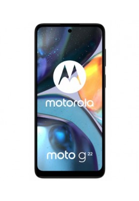 Смартфон Motorola Moto G22 4/128GB Dual Sim Cosmic Black (PATW0032UA)