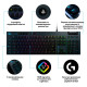 Клавiатура Logitech G815 Gaming Mechanical GL Linear RGB (920-009007) Black USB