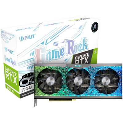 Відеокарта GF RTX 3070 Ti 8GB GDDR6X GameRock Palit (NED307T019P2-1047G)