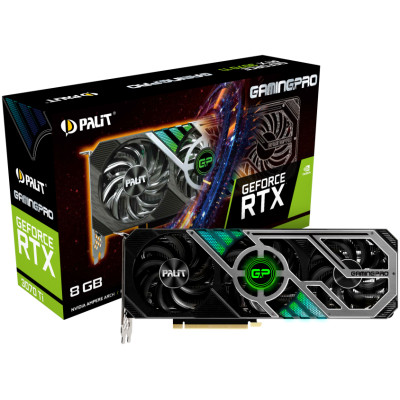 Відеокарта GF RTX 3070 Ti 8GB GDDR6X GamingPro Palit (NED307T019P2-1046A)
