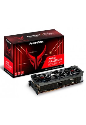 Відеокарта AMD Radeon RX 6800 XT 16GB GDDR6 Red Devil PowerColor (AXRX 6800XT 16GBD6-3DHE/OC)