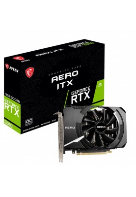 Відеокарта GF RTX 3060 12GB GDDR6 Aero ITX OC MSI (GeForce RTX 3060 AERO ITX 12G OC)