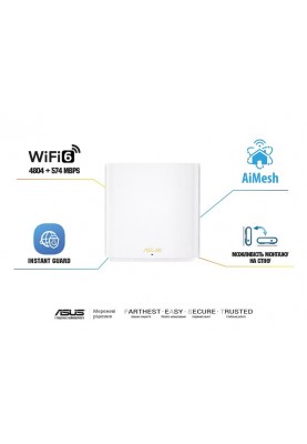 Бездротовий маршрутизатор Asus ZenWiFi XD6S 1PK White