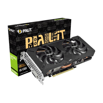 Відеокарта GF GTX 1660 Super 6GB GDDR6 GamingPro OC Palit (NE6166SS18J9-1160A-1)