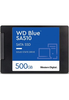 Накопичувач SSD  500GB WD Blue 2.5" SATAIII 3D TLC (WDS500G3B0A)