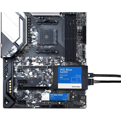 Накопичувач SSD  500GB WD Blue 2.5" SATAIII 3D TLC (WDS500G3B0A)