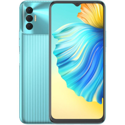 Смартфон Tecno Spark 8p (KG7n) 4/128GB Dual Sim Turquoise Cyan (4895180773419)