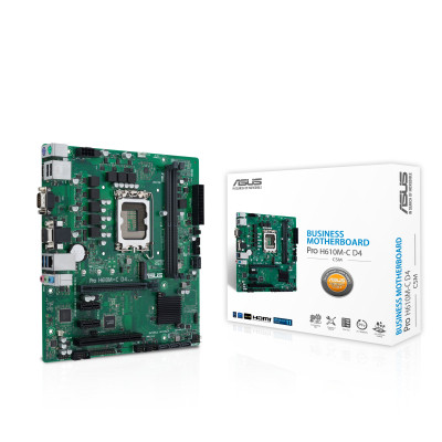 Материнська плата Asus Pro H610M-C D4-CSM Socket 1700
