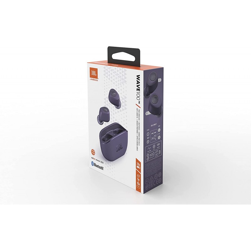 Bluetooth-гарнітура JBL Wave Vibe 100 TWS Purple (JBLW100TWSPUR)