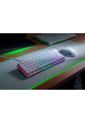 Клавіатура Razer Huntsman Mini Mercury Edition Purple Switch White (RZ03-03390300-R3M1) White USB