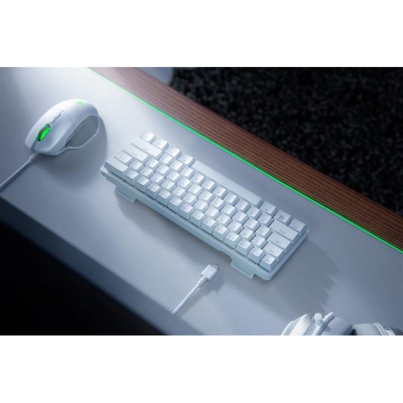 Клавіатура Razer Huntsman Mini Mercury Edition Purple Switch White (RZ03-03390300-R3M1) White USB