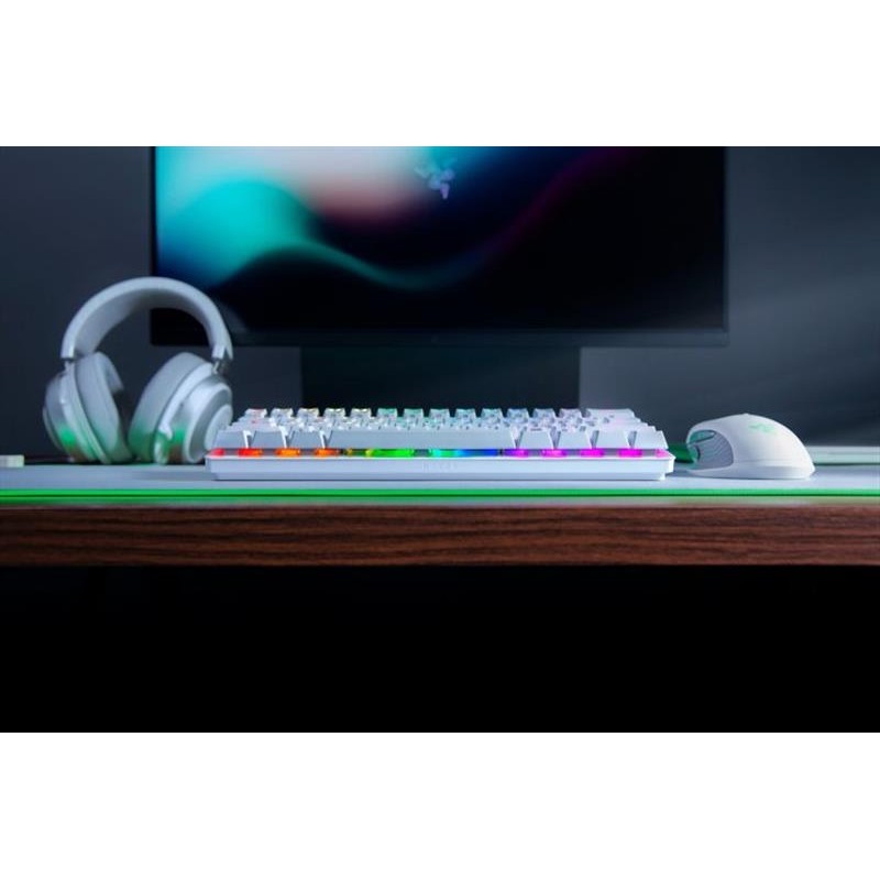 Клавіатура Razer Huntsman Mini Mercury Edition Purple Switch White (RZ03-03390300-R3M1) White USB