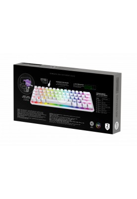 Клавіатура Razer Huntsman Mini Mercury Edition Purple Switch White (RZ03-03390300-R3M1) White USB