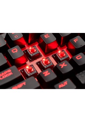 Клавіатура Corsair K63 Cherry MX Red Black (CH-9115020-RU)