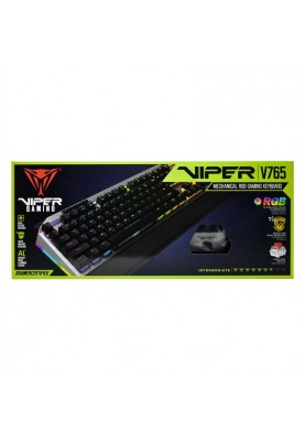 Клавіатура Patriot Viper V765 Mechanical RGB Red Box Switch (PV765MBRUXMGMRU) Black USB