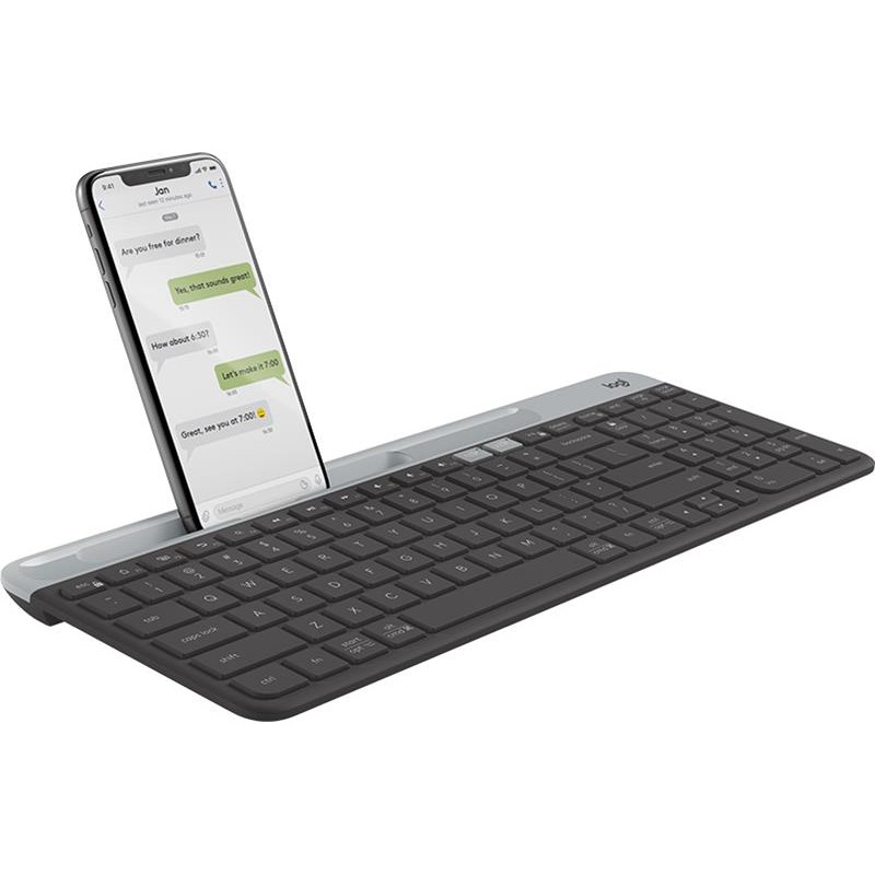 Клавиатура беспроводная Logitech K580 Slim Multi-Device Wireless (920-009275) Graphite USB/Bluetooth