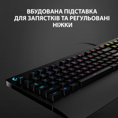 Клавіатура Logitech G213 Prodigy RGB Gaming (920-008092) Black USB Клавіатура Logitech G213 Prodigy RGB Gaming (920-008092) Black USB