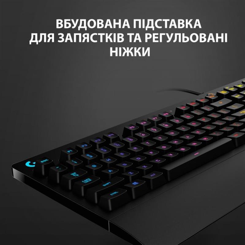 Клавиатура Logitech G213 Prodigy RGB Gaming (920-008092) Black USB