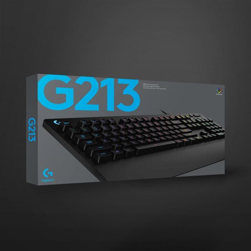 Клавиатура Logitech G213 Prodigy RGB Gaming (920-008092) Black USB