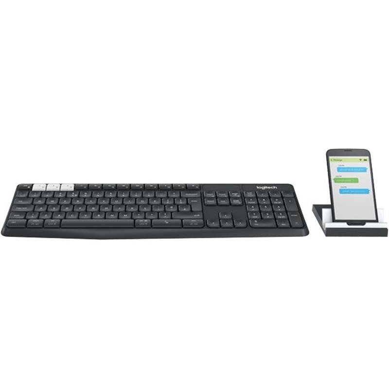 Клавиатура беспроводная Logitech K375s (920-008184) Graphite USB/Bluetooth