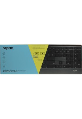 Клавіатура бездротова Rapoo E9500M Wireless Black