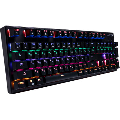 Клавіатура Hator Starfall Outemu Red Ukr Black (HTK-608)
