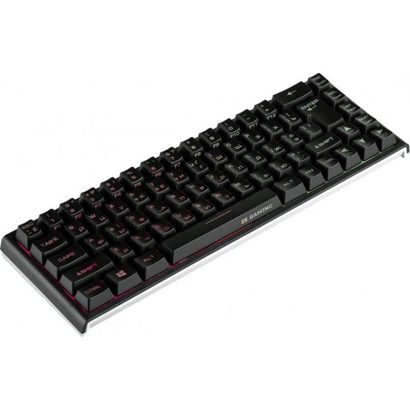 Клавиатура беспроводная 2E Gaming KG360UBK RGB Ukr (2E-KG360UBK) Black USB