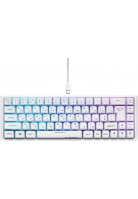 Клавіатура бездротова 2E Gaming KG360UWT RGB White (2E-KG360UWT)