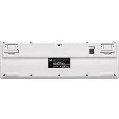Клавіатура бездротова 2E Gaming KG360UWT RGB White (2E-KG360UWT)