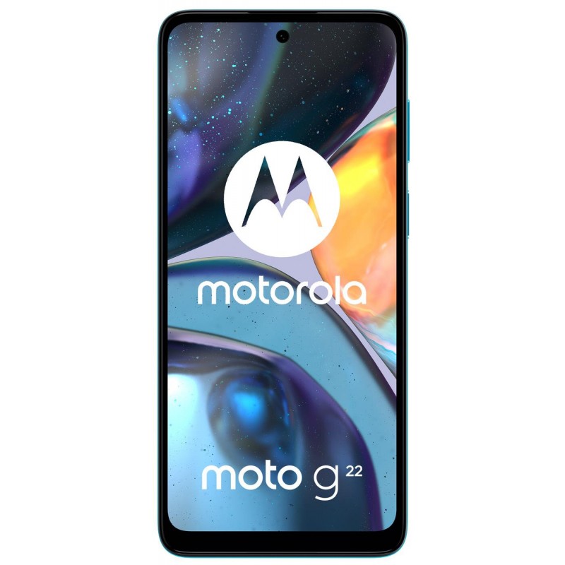 Смартфон Motorola Moto G22 4/64GB Dual Sim Iceberg Blue (PATW0030UA)