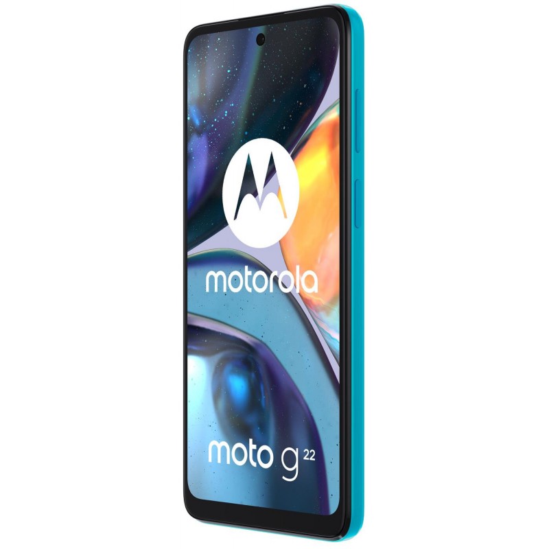 Смартфон Motorola Moto G22 4/64GB Dual Sim Iceberg Blue (PATW0030UA)