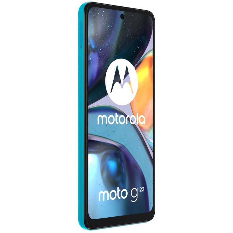 Смартфон Motorola Moto G22 4/64GB Dual Sim Iceberg Blue (PATW0030UA)