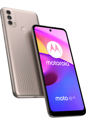 Смартфон Motorola Moto E40 4/64GB Dual Sim Pink Clay (PAVK0004UA)