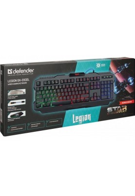 Клавіатура Defender Legion GK-010DL (45010) Black USB
