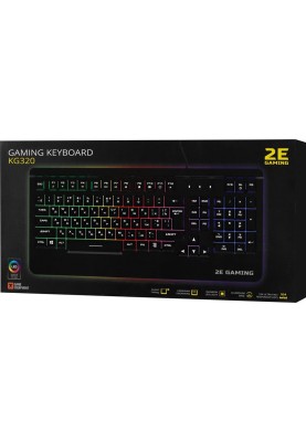 Клавіатура 2E Gaming KG320 LED Ukr Black (2E-KG320UB)