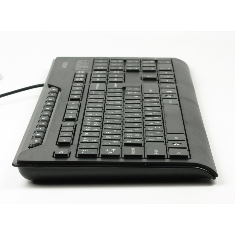 Клавиатура A4Tech KD-800 Ukr Black USB