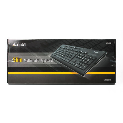 Клавіатура A4Tech KD-800 Ukr Black USB