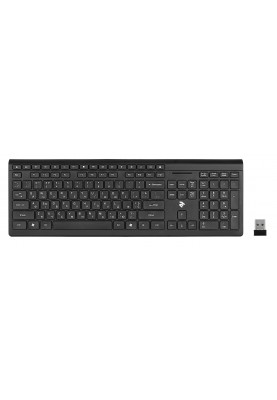 Клавіатура бездротова 2E KS210 Slim WL Ukr Black (2E-KS210WB)