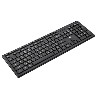 Клавіатура бездротова 2E KS210 Slim WL Ukr Black (2E-KS210WB)