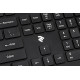 Клавіатура бездротова 2E KS210 Slim WL Ukr Black (2E-KS210WB)