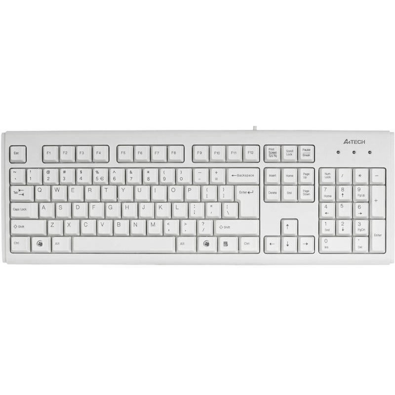 Клавиатура A4Tech KM-720 Ukr White USB