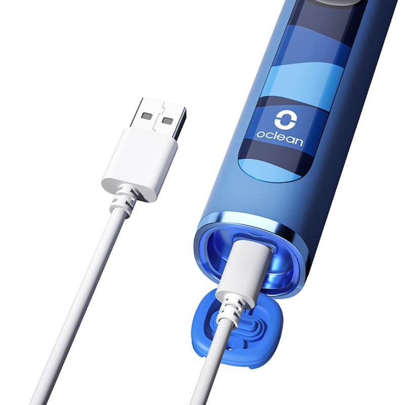 Розумна зубна електрощітка Oclean X10 Electric Toothbrush Blue (6970810551914)